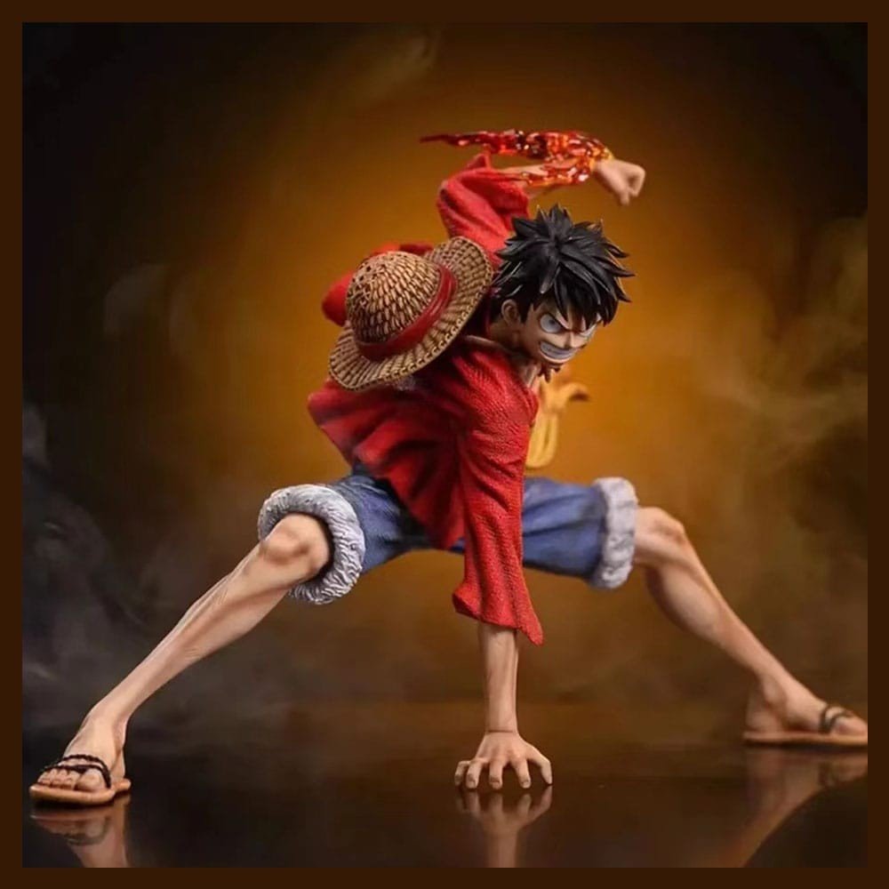 Action Figure One Piece Monkey D. Luffy Boneco Colecionável PVC 18cm Anime