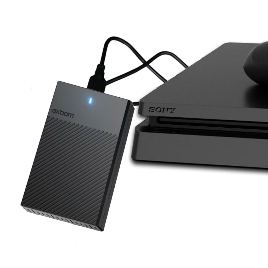 Hd Externo 500 Gb / Exbom Slim Usb 3.0 Portátil Ps4 Xbox Pc