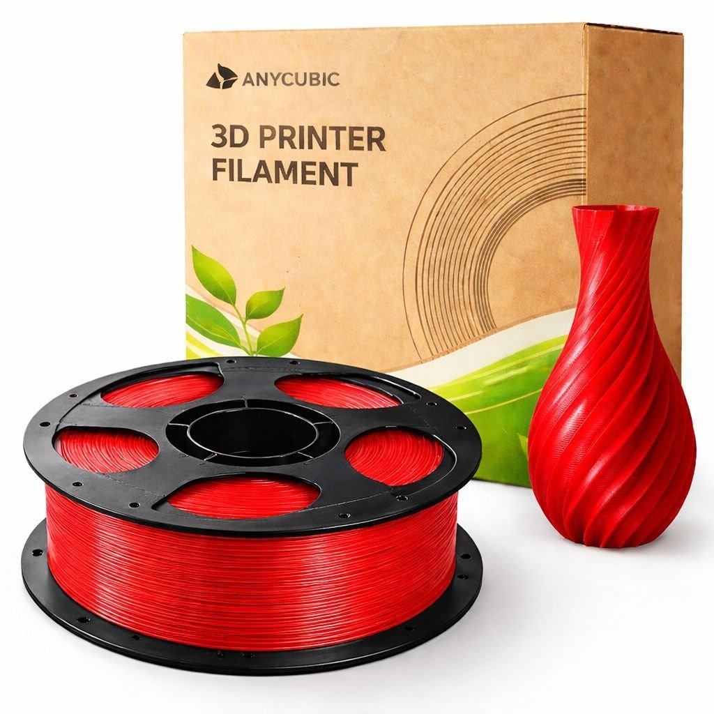 Filamento PLA Anycubic 1.75mm – Alta Precisão | Impressão 3D Profissional | Acabamento Perfeito | 1KG
