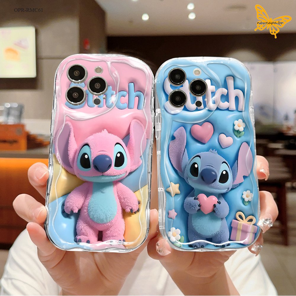 Capinha Para Realme C61 C63 C53 C51 Capa De Cream Wave Case NYW 3147