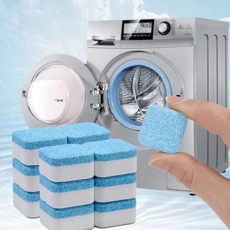 Kit Limpador Pastilha de máquina de lavar roupa, comprimido efervescente sólido para remover manchas【】