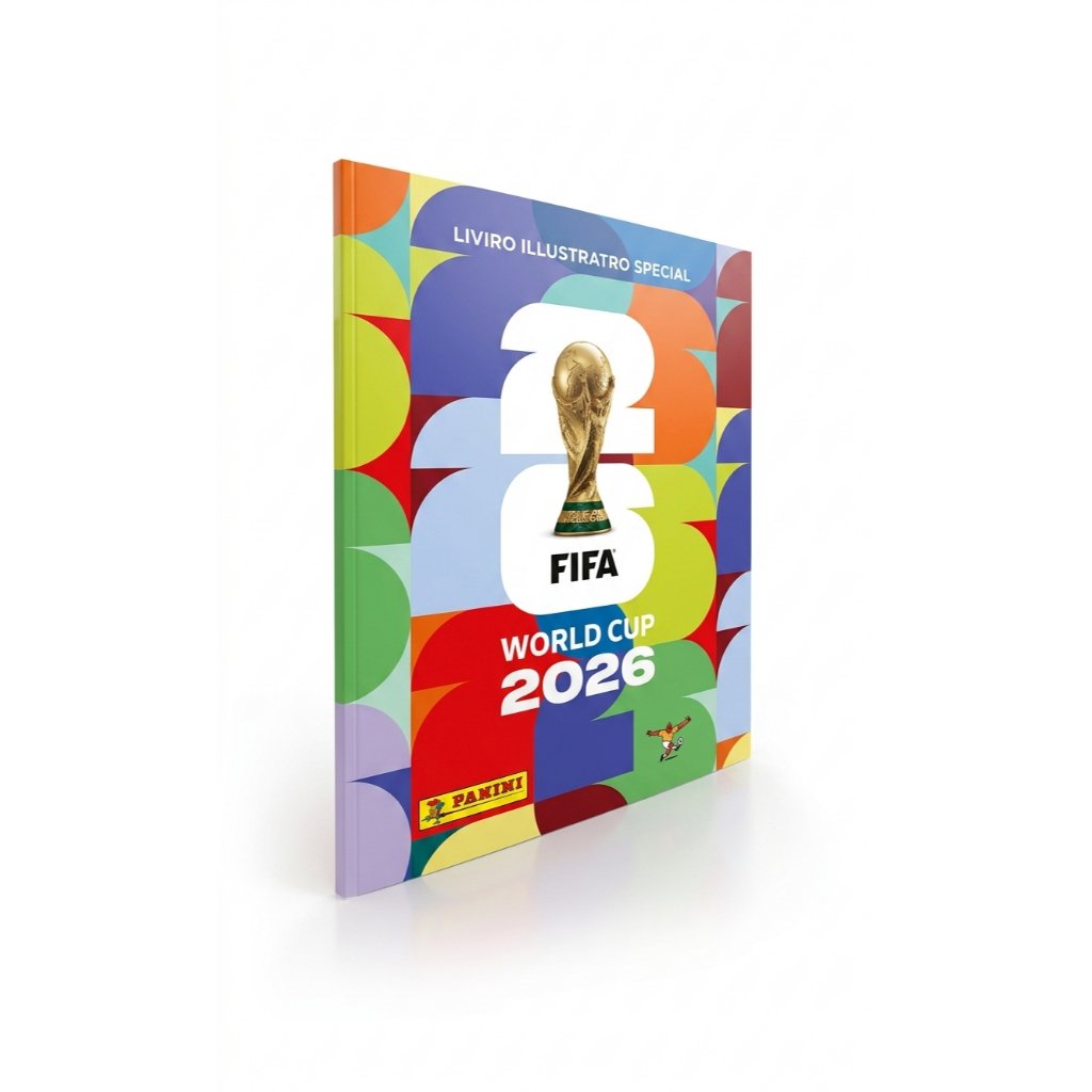 Álbum Vazio Copa Do Mundo 2026 Fifa Oficial Panini Brochura Original Livro Ilustrado Figurinhas Pronta Entrega Futebol