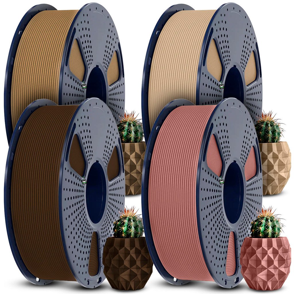 Filamento Impressão 3D Pla Wood Madeira 1,75mm 1kg Sunlu