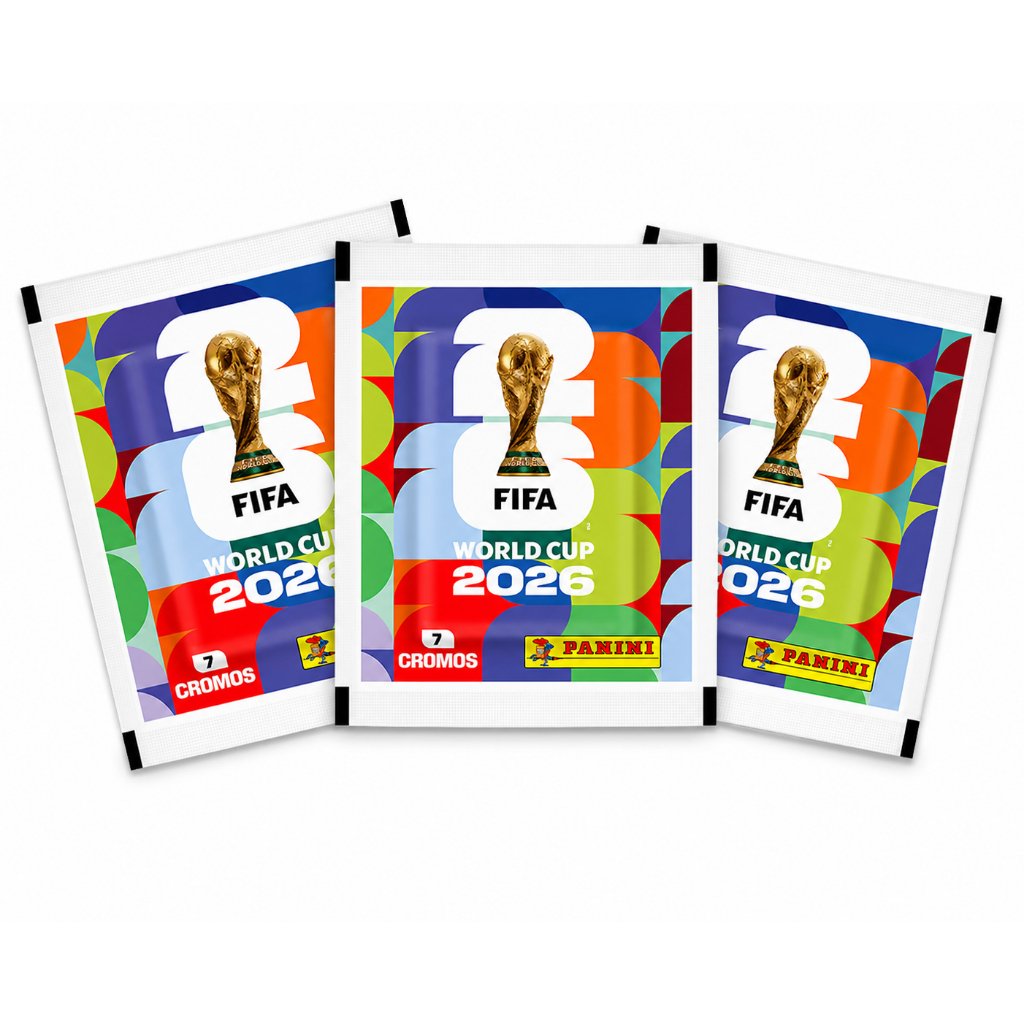 350 Figurinhas Album Copa do Mundo Fifa 2026 - 50 Envelopes