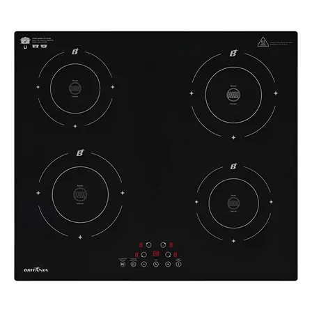 Cooktop De Indução Britânia 6000w Bcte40a Preto 220v