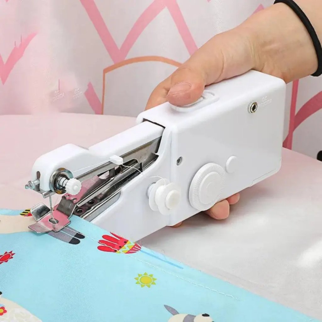 Mini Máquina Manual Máquininha De Costura Mecanica Portatil
