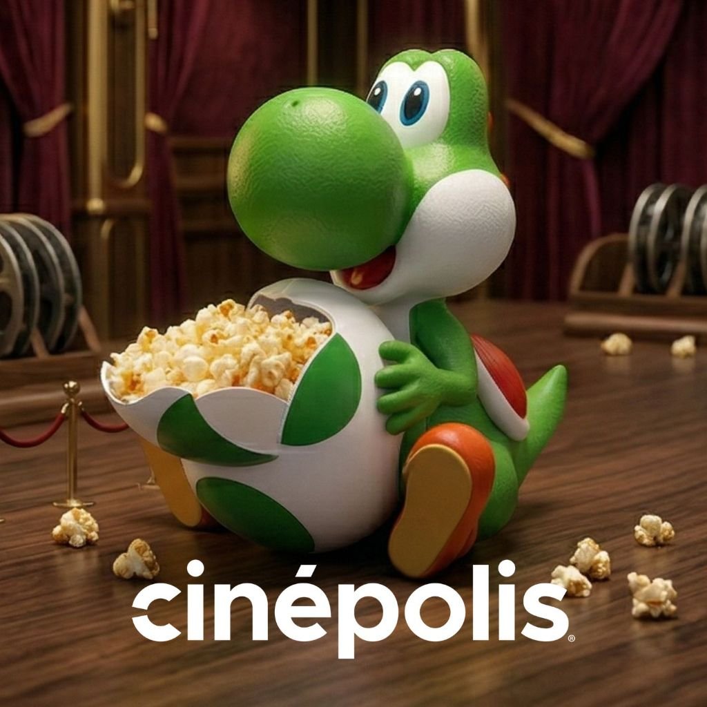 Balde Yoshi Cinepolis Super Mario Galaxy 2026