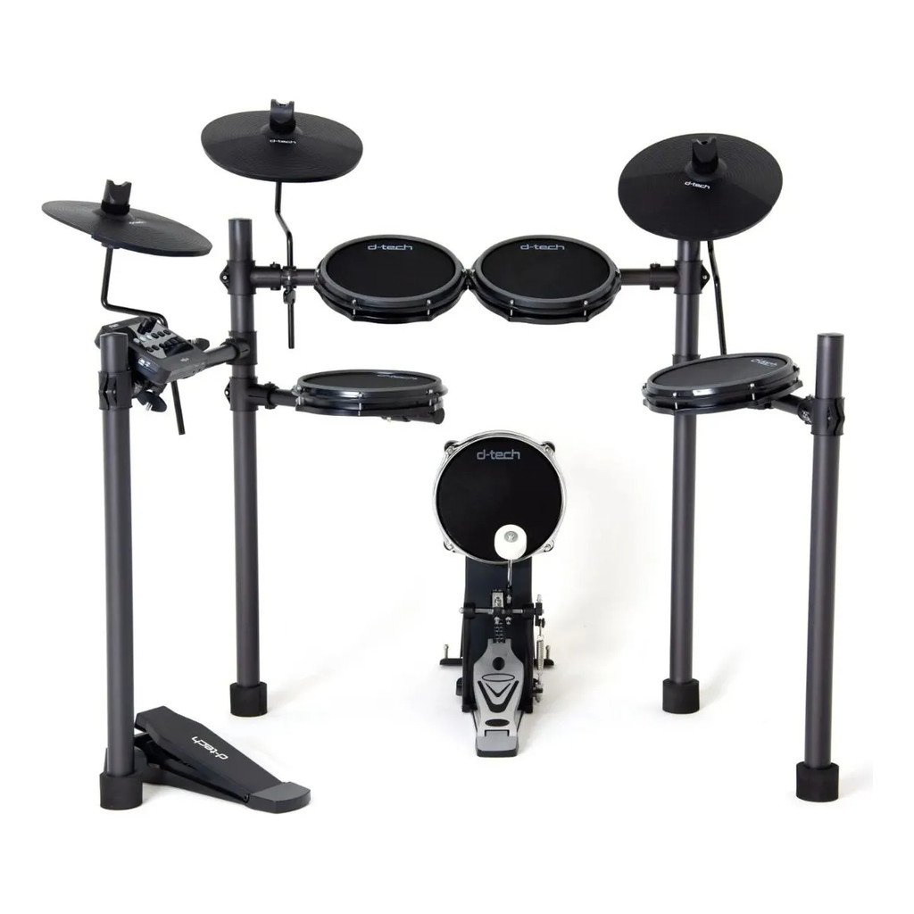 Bateria Eletrônica D-tech Nexus Caixa E Tons Mesh Dual Zone