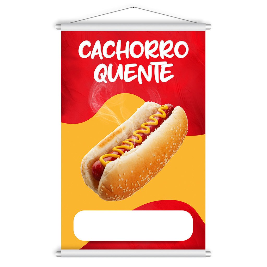 Banner Pronto Cachorro Quente 60x90cm