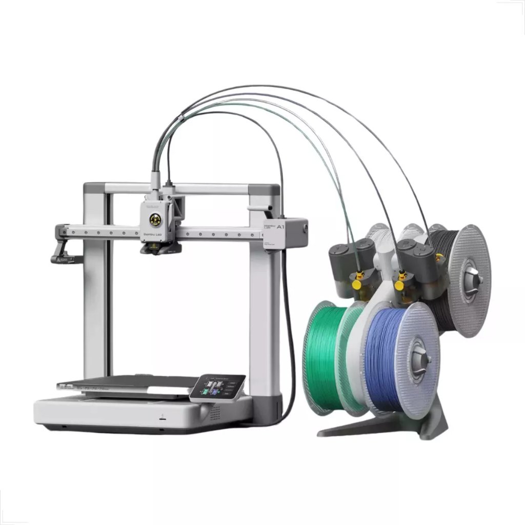 Impressora 3D Bambulab A1 + AMS (Opcional) | Treinamento Incluso | NIC 3D