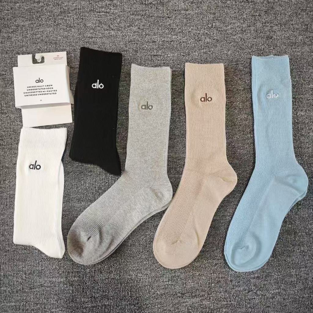 Meias femininas bordadas meias de alta qualidade cor sólida moda All-match Casual na moda meias absorventes de suor