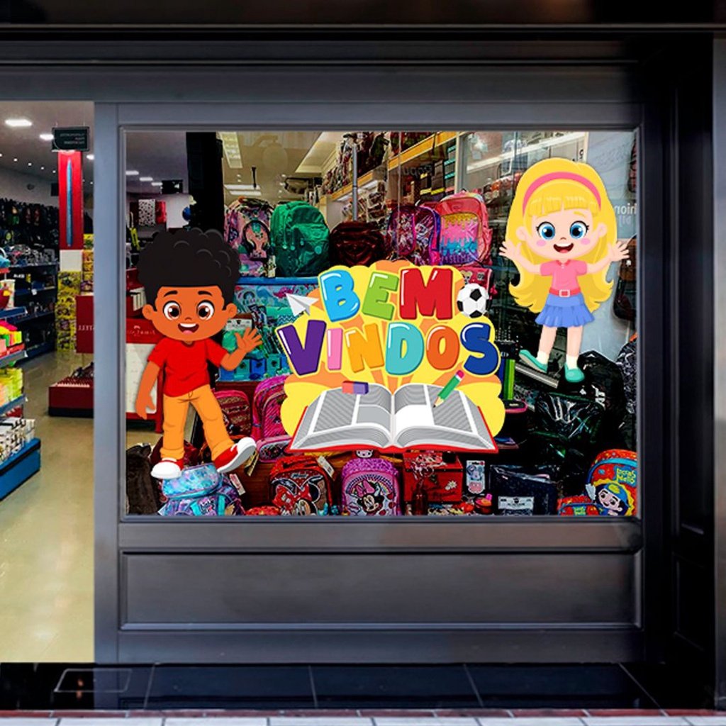 PAINEL DECORAÇÃO ESCOLAR BEM VINDOS
