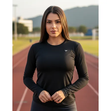 Blusas Camisa Feminina Proteção Uv Academia Treino Caminhada