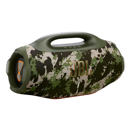 Caixa De Som Bluetooth Boombox 4 Camuflado Jbl Verde-musgo