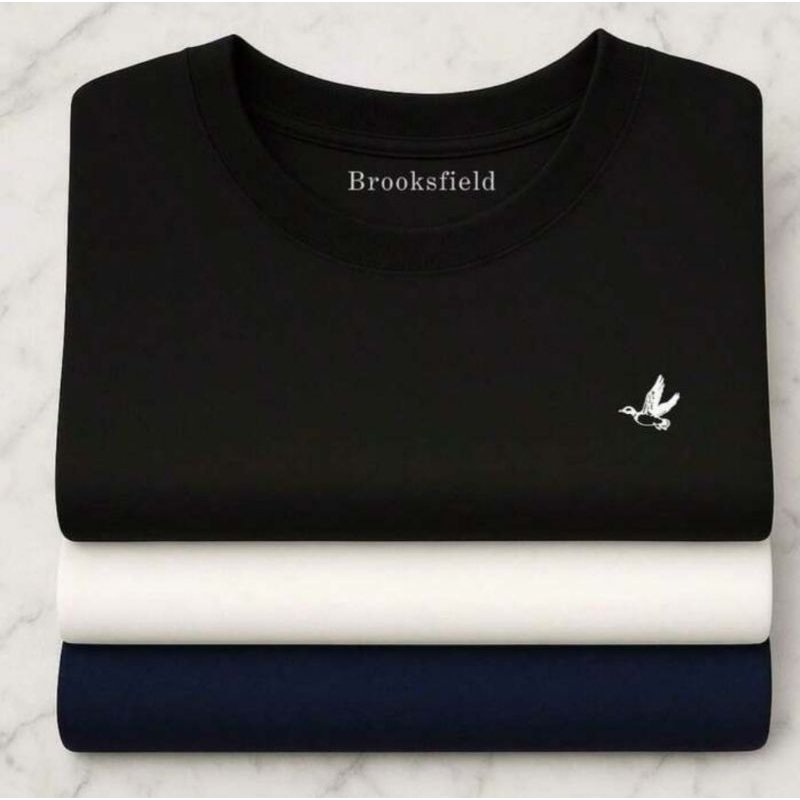 Kit 3 camisetas Premium BROOKS algodão fio 30.1 envio rápido
