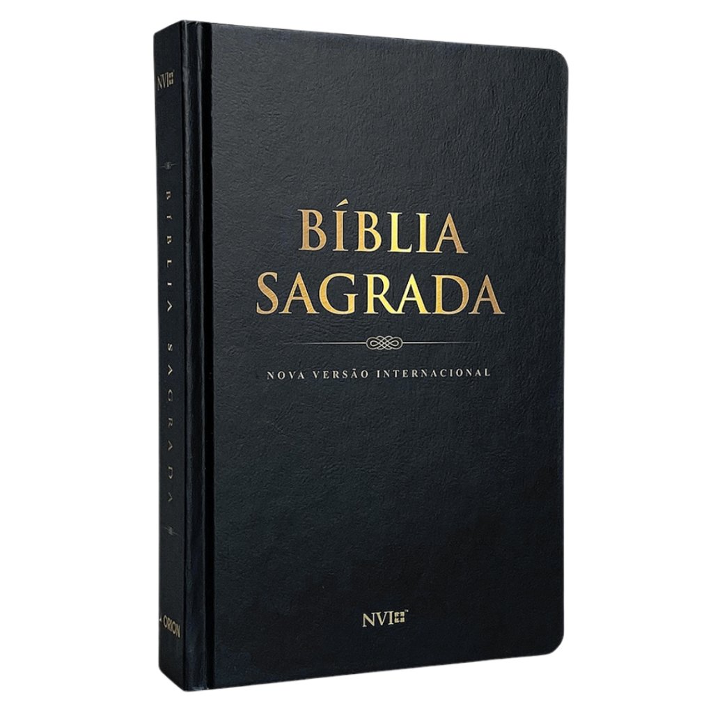 Bíblia Sagrada NVI Capa Dura Preta Luxo