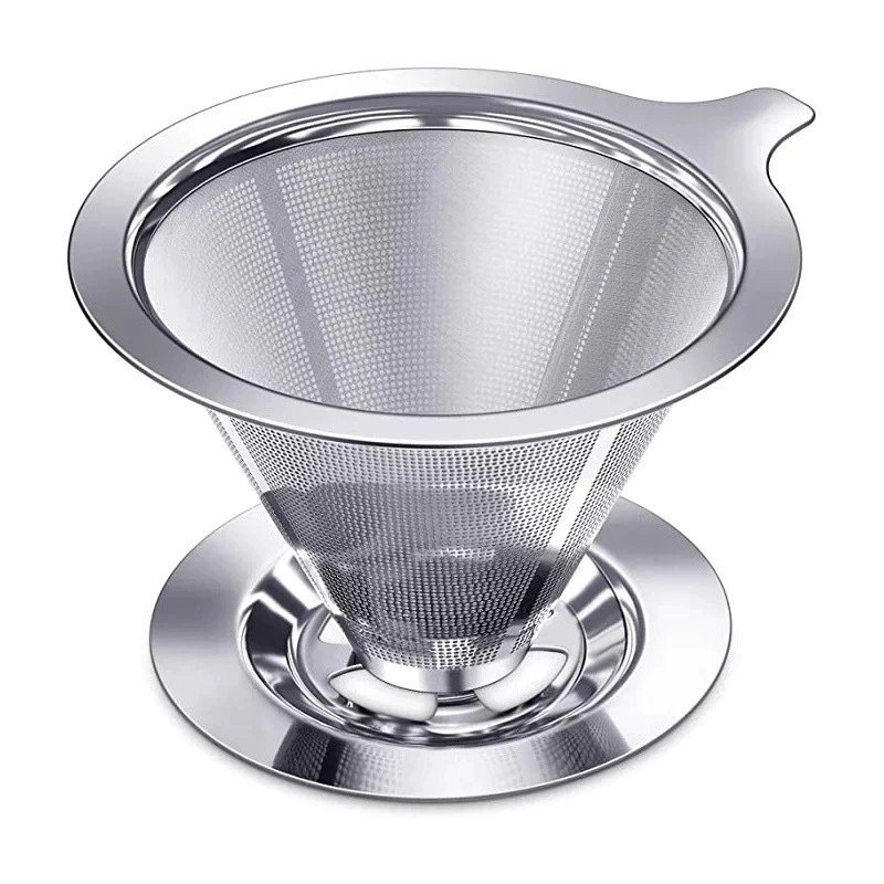 Cafe Filtro Coador Inox Reutilizavel Naoprecisa de papel