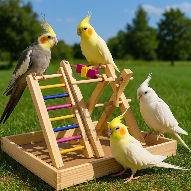 Brinquedo Playground L, Para Calopsita, Periquito,  Hamster