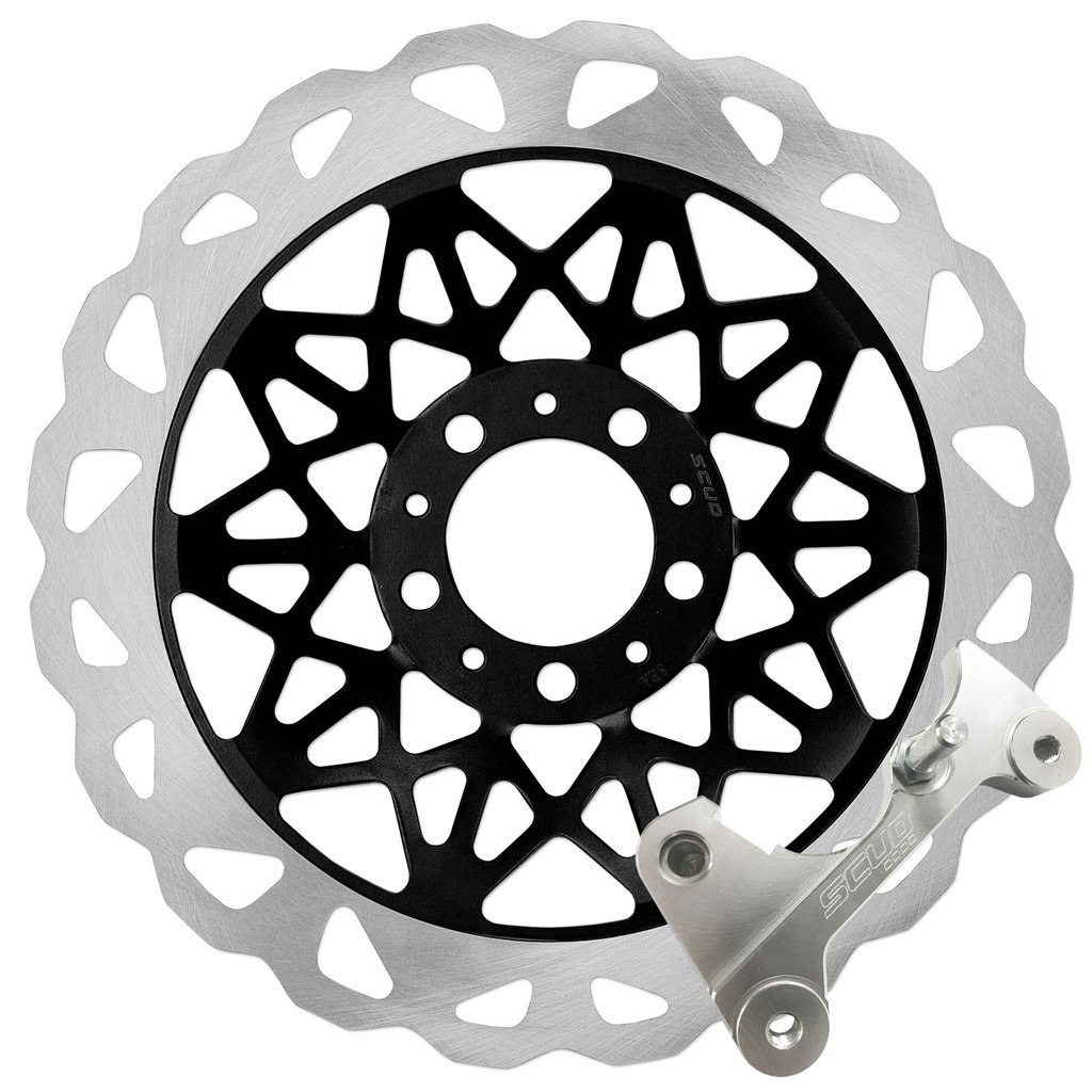 Discão Disco Freio 290mm Bros 125 150 160 Xre 190  Scud Preto Dianteiro