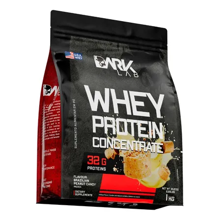 Whey Protein Concentrado 1kg Dark Lab Sabor Paçoca