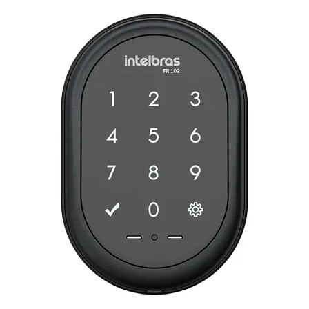 Fechadura Digital De Sobrepor Fr 102 Preto Intelbras