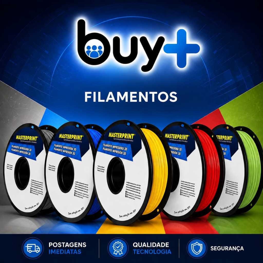 Filamento PETG 1,75mm 1kg MasterPrint com Alta Resistência e Durabilidade