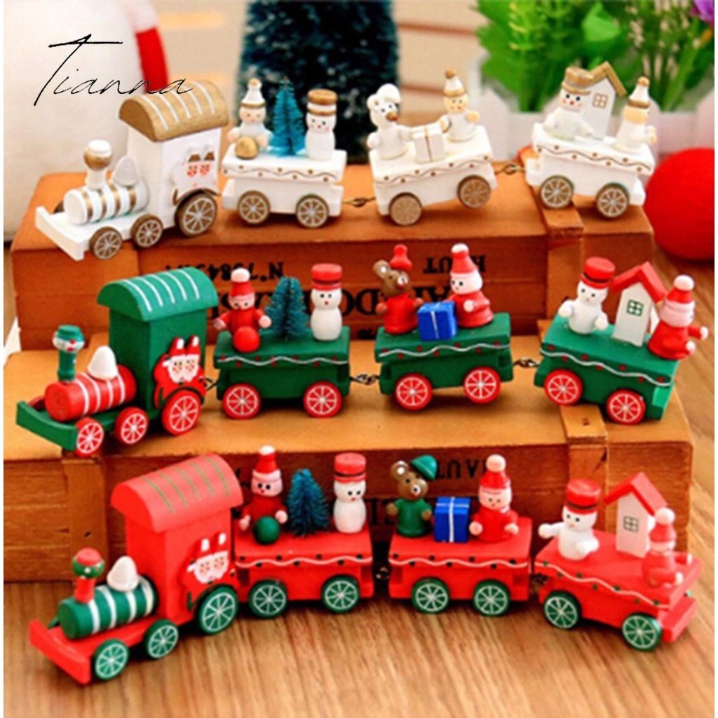 Feliz Natal Trem De Madeira Ornamentos Decoração De Decorações Presentes De 2023