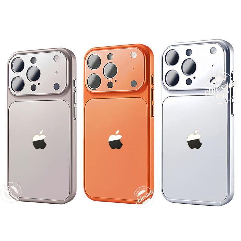 Mudança Instantânea Para 17 Séries Luxo PC À Prova De Choque Acrílico Proteger Caso iPhone 17 16 15 14 13 12 11 Pro Max