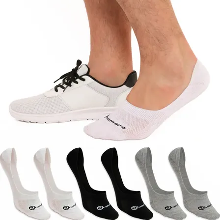 Kit 6 Pares Meias Zhamaro Algodão Sapatilha 100% Invisível