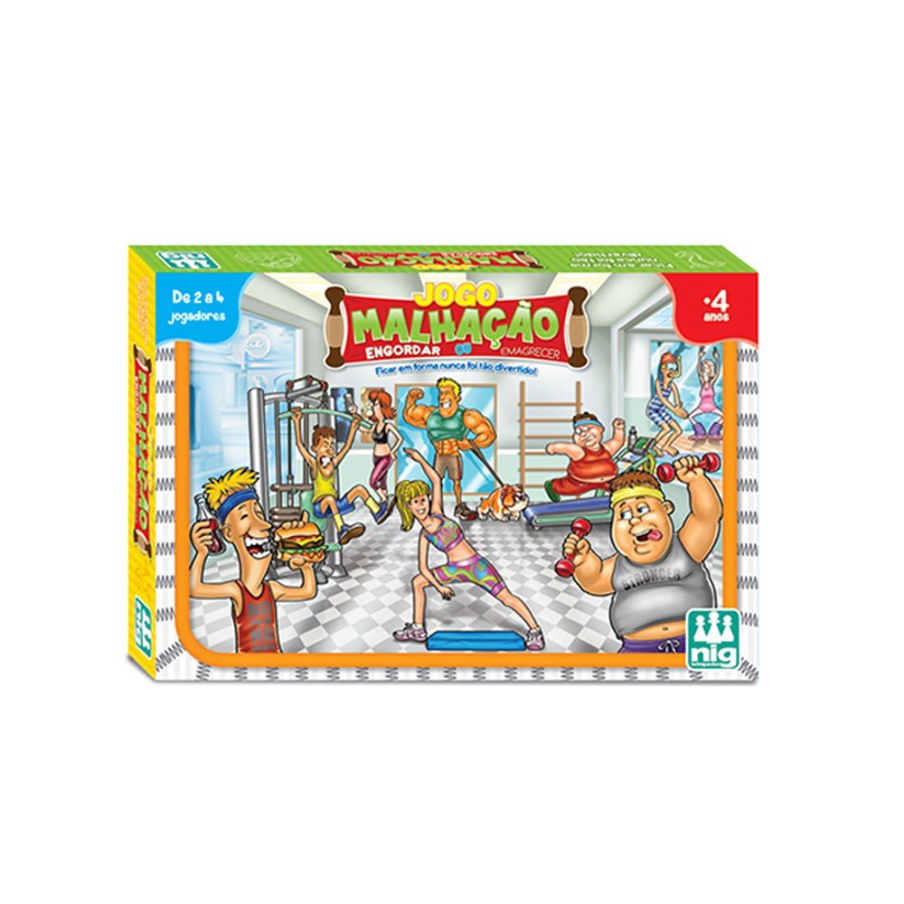 Jogo De Tabuleiro Infantil Malhação Da Nig