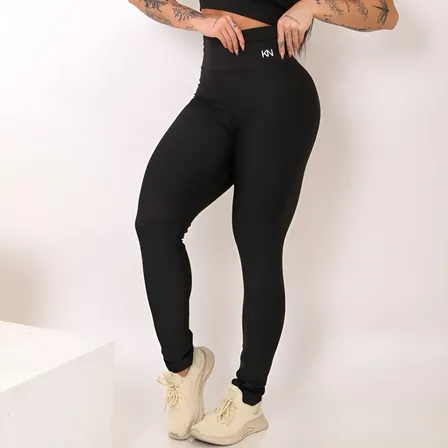 Calça Legging Fitness Zero Transparência Cintura Alta Koenig