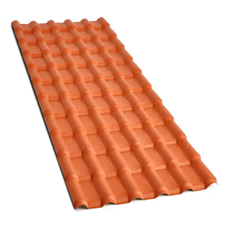 Telha Pvc Plan Precon de PVC Cerâmica 3,30m x 88cm Laranja