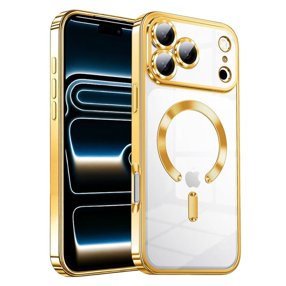 Magnético Para iPhone 17 Air 16 15 14 13 12 11 Pro Max 7 8 Plus XS XR SE Caso Protetor De Lente De Câmera Capa Protetora