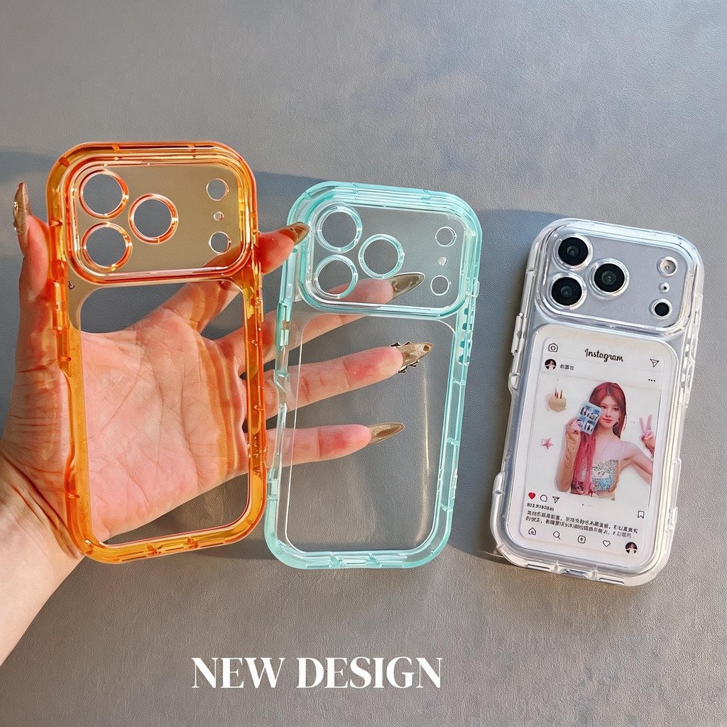 Luxo À Prova De Choque Transparente Caso De Telefone Para iPhone 18 17 16 15 14 13 12 11 Pro Max 18pro 18promax 17pro Ma