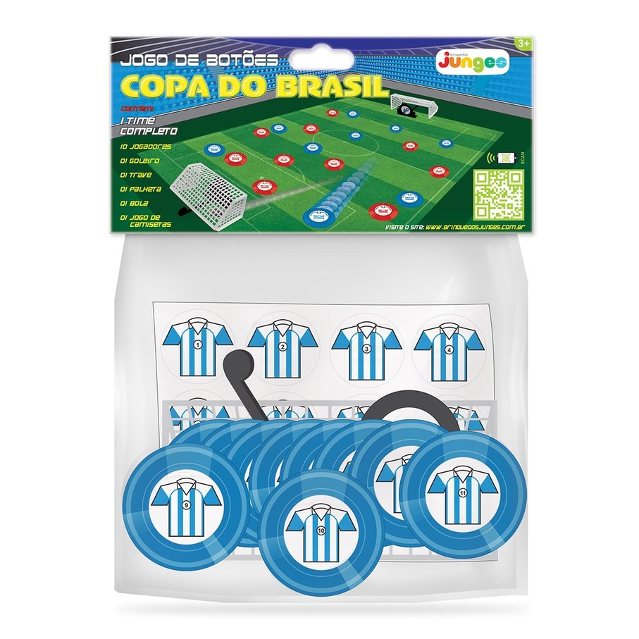 Jogo De Botão Solapa 1 Time Completo