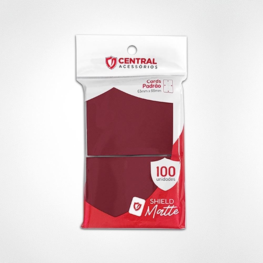 Central Shield Matte 100 un Cartas Pokémon Magic Framboesa