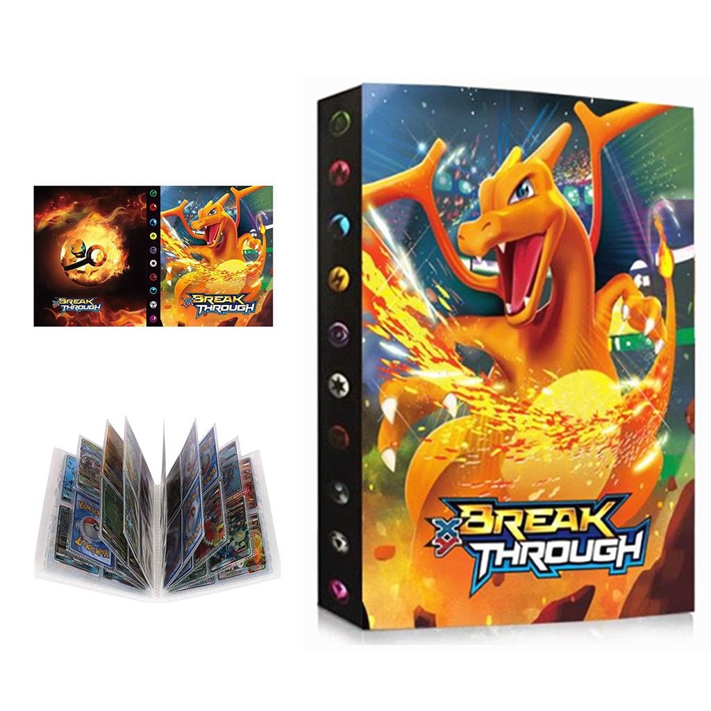 Álbum Oficial Pokémon - Pasta Porta 240 Cards Charizard