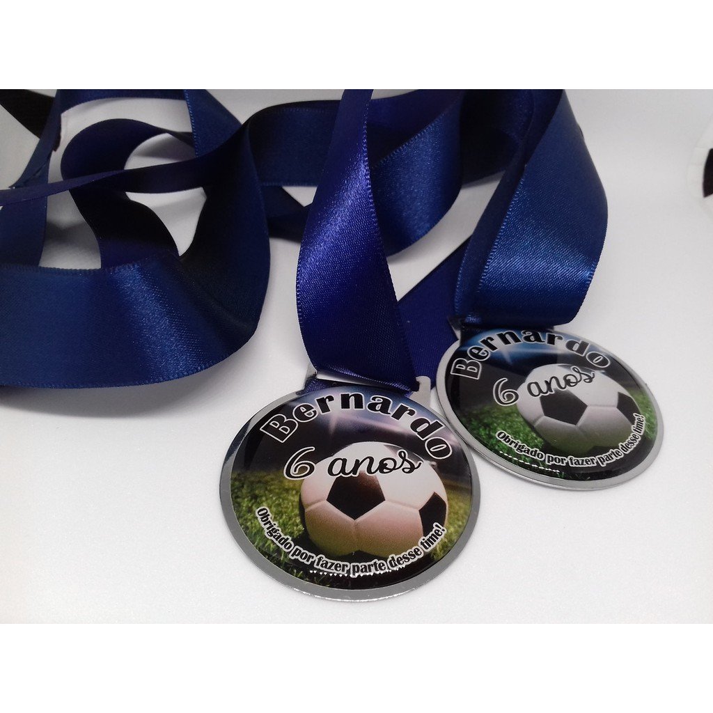 Medalha Personalizada para esporte e aniversário 12 unidades
