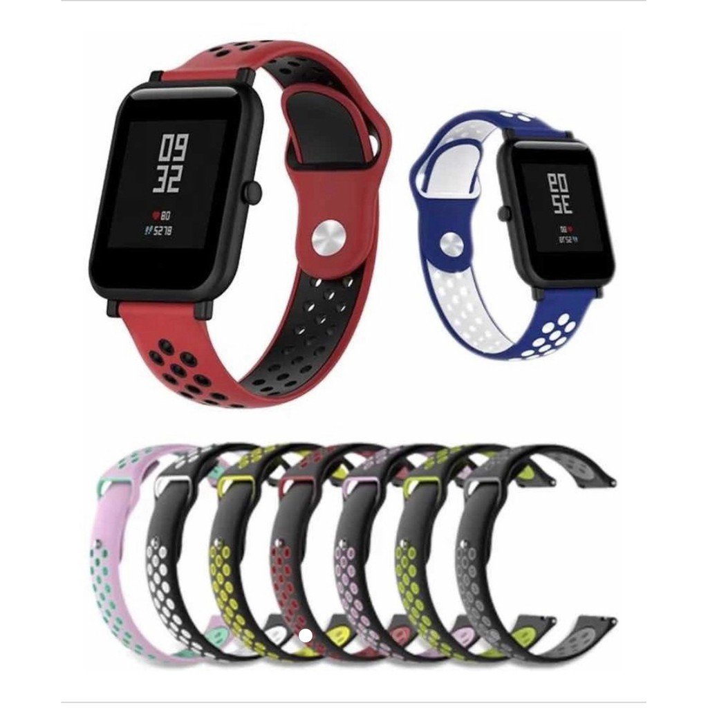 Pulseira Silicone para Amazfit Bip/lite P70 P80 20mm Varias Cores